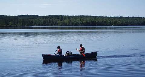 Canoe - bike tour Sweden
