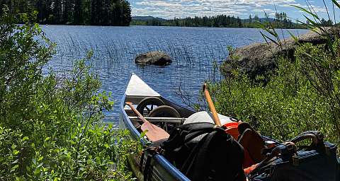 Canoe - bike tour Sweden