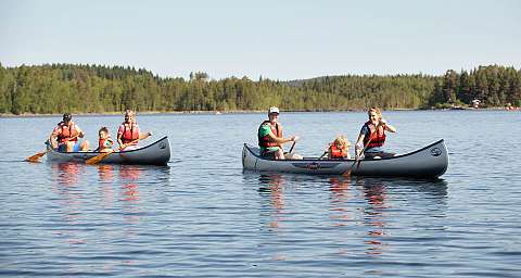 Gustavsfors family canoe tour