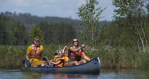 Deglunden canoe tour