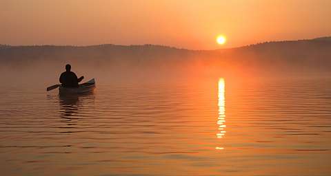 Deglunden canoe tour