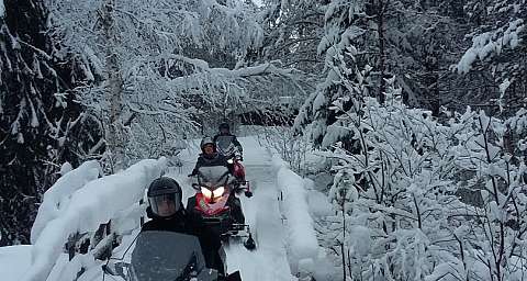 Sneeuwscooter en Quad Safari