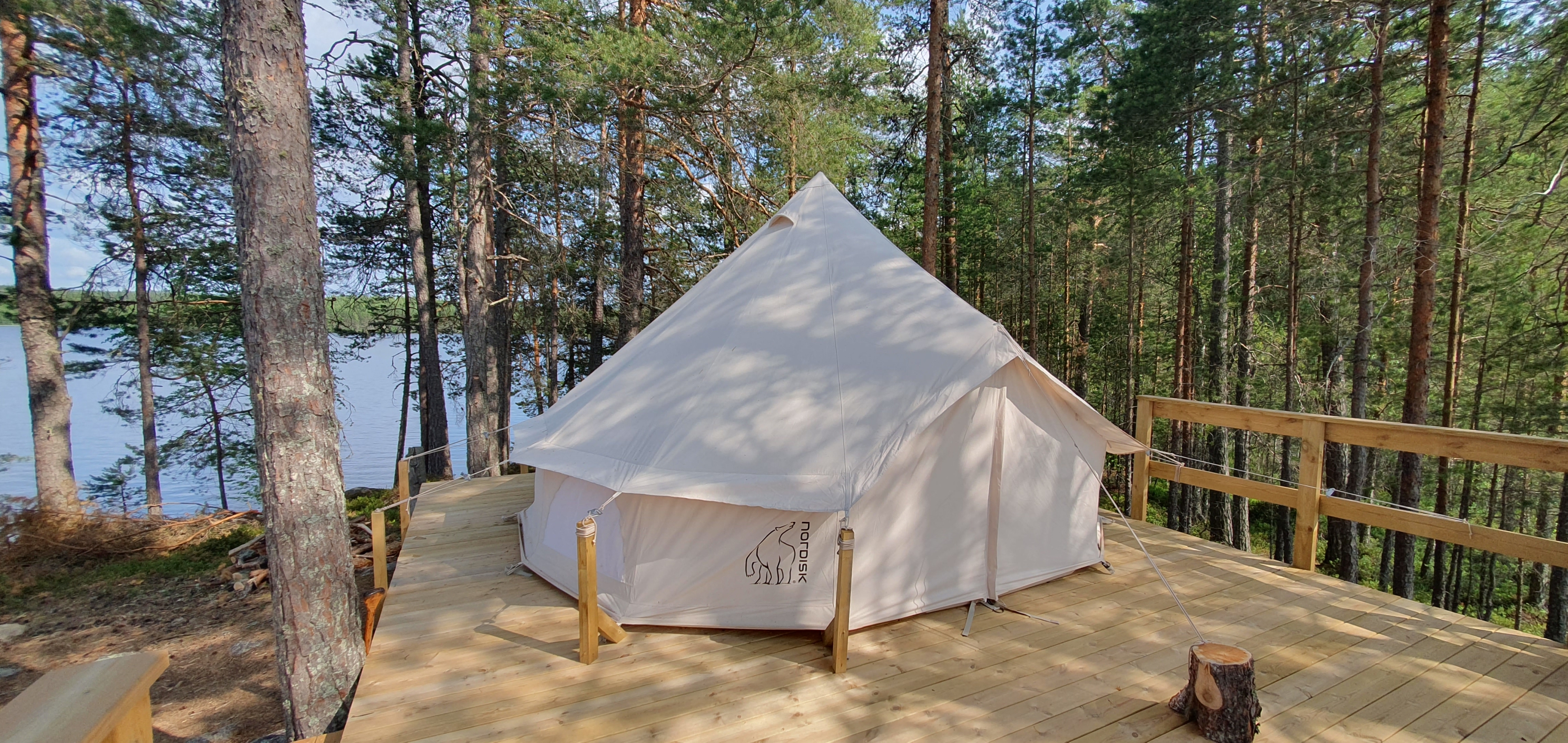 Glamping tent  'Kungsfiskare'