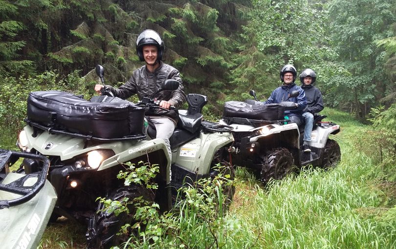 Schneescooter-Quad-Safari