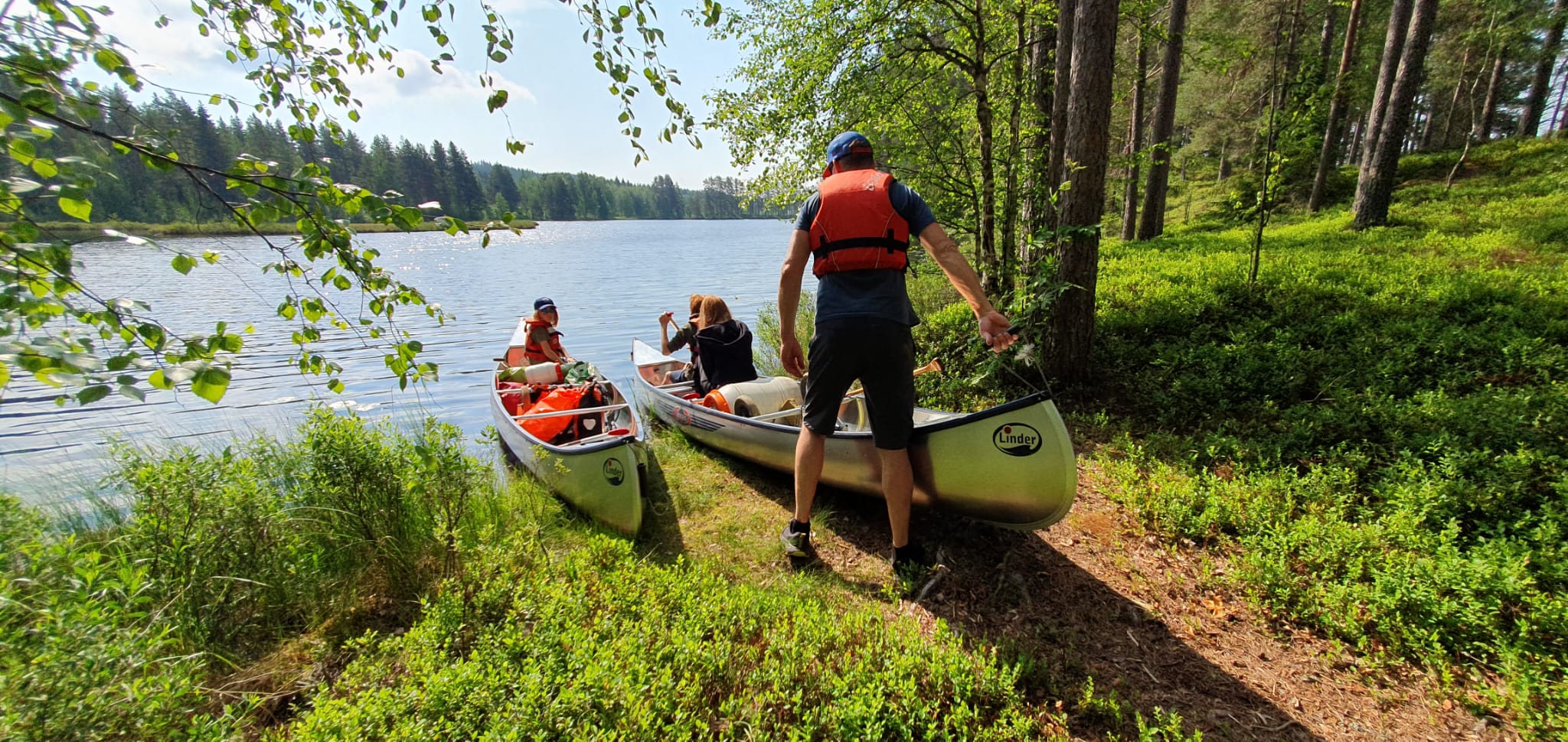 Svartälven familj kanottur