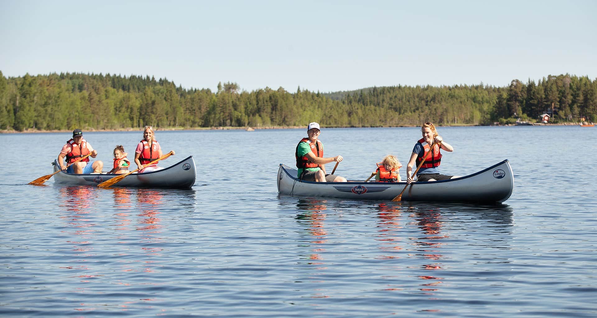 Gustavsfors familie kanotocht